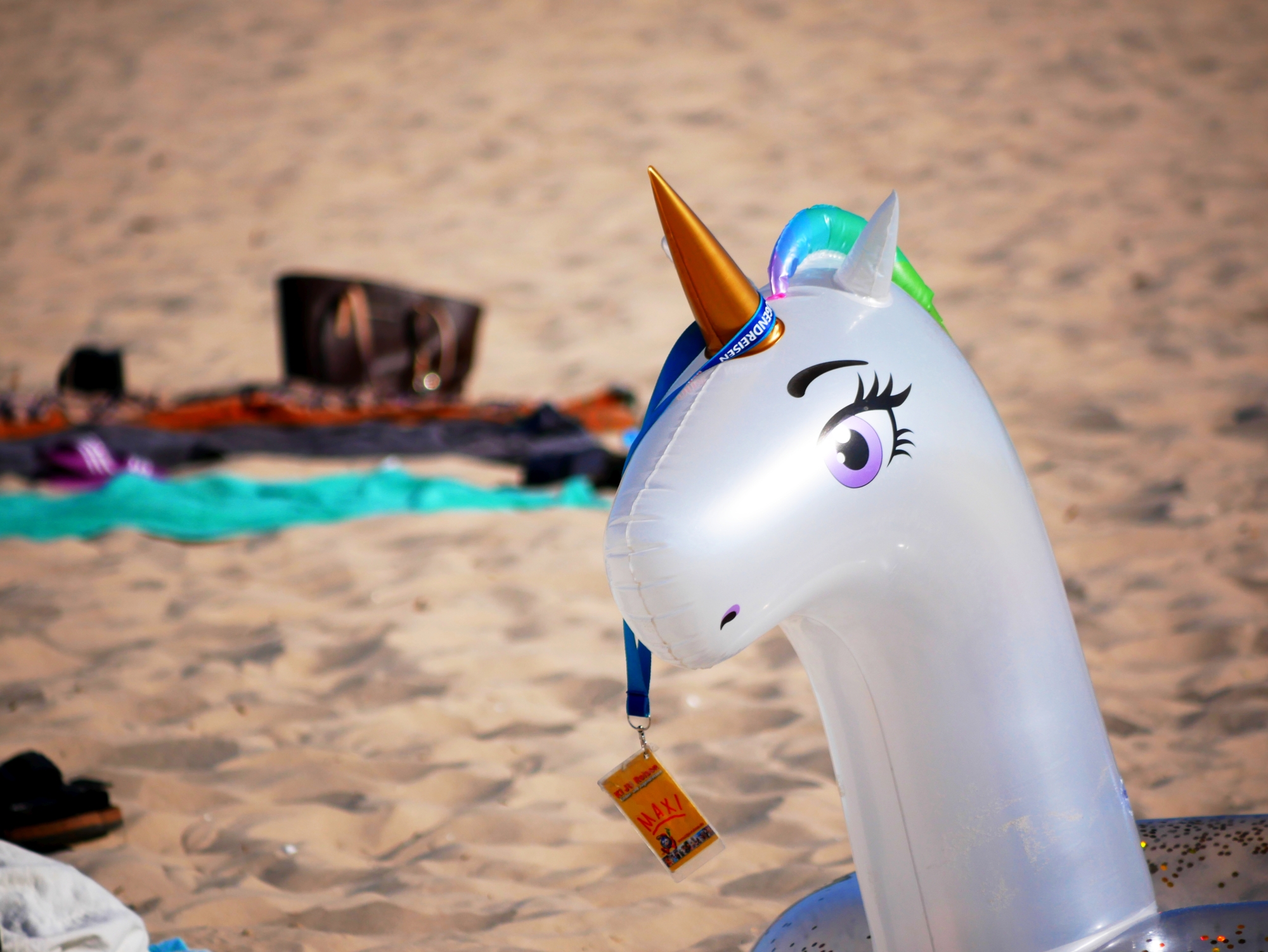 Einhorn am Strand